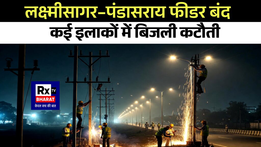 लक्ष्मीसागर–पंडासराय फीडर बंद  कई इलाकों में बिजली कटौती
