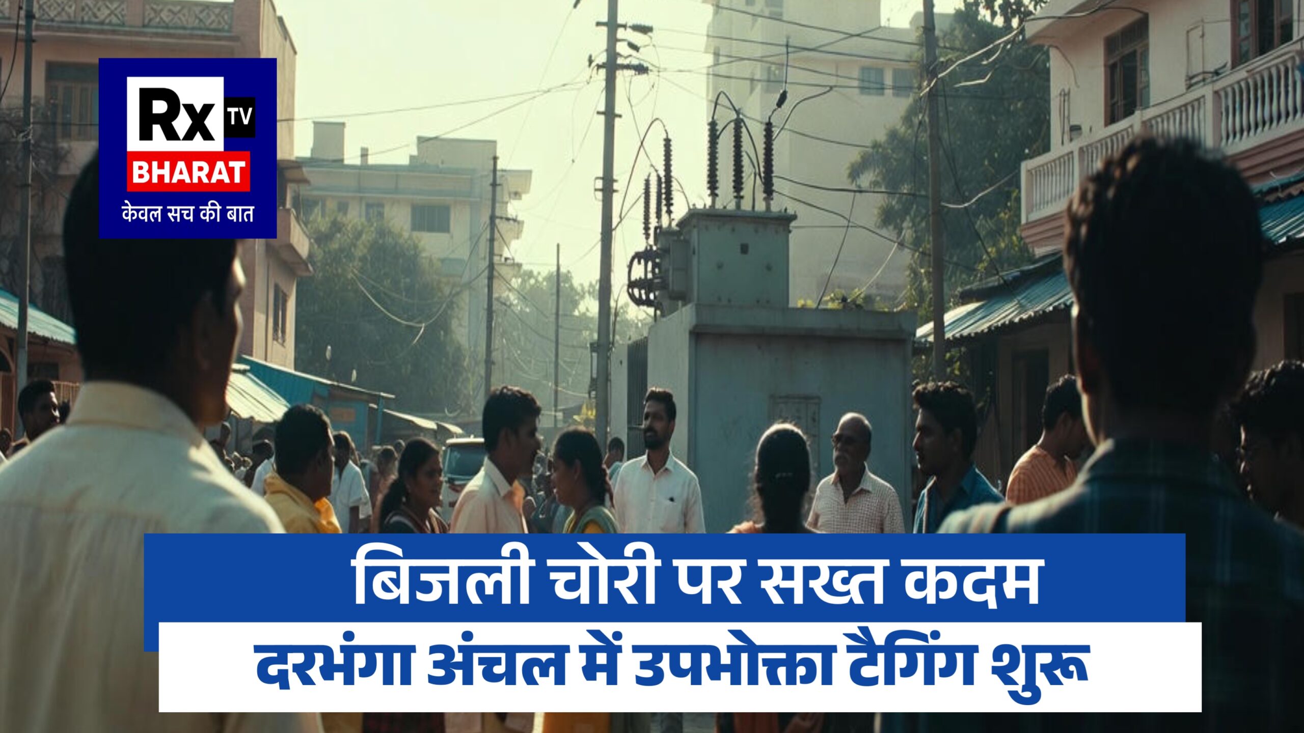 बिजली चोरी पर सख्त कदम दरभंगा अंचल में उपभोक्ता टैगिंग शुरू