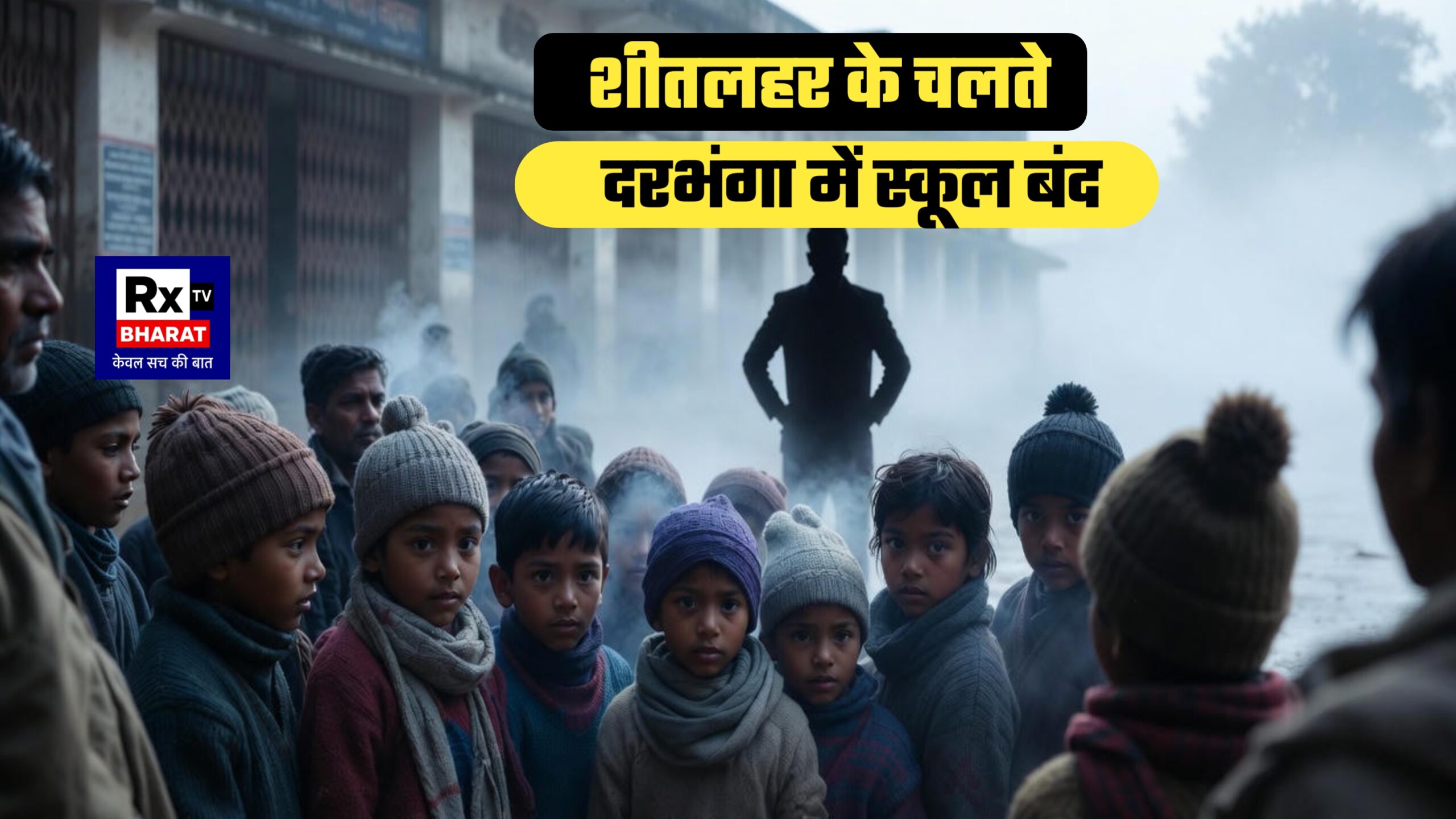 शीतलहर का कहर, बच्चों की सेहत पर खतरा दरभंगा में कक्षा 1 से 8 तक स्कूल-कॉचिंग 24 दिसंबर तक बंद