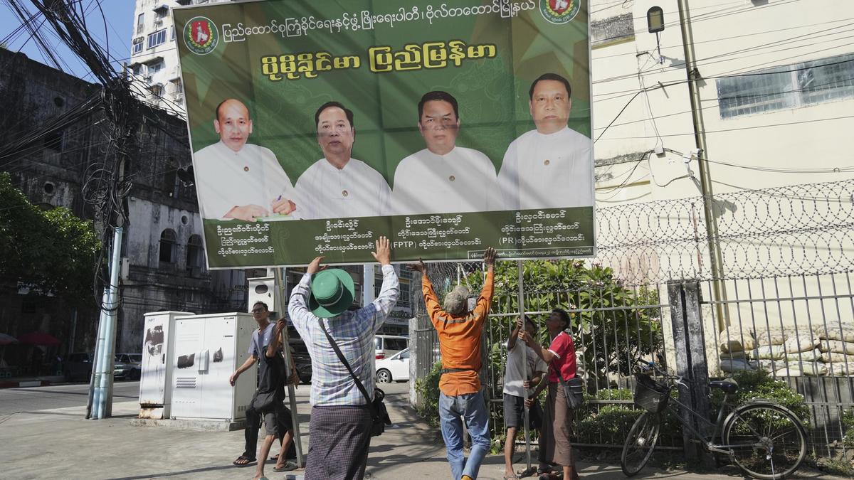 Myanmar pro-military party claims huge lead in junta-run poll