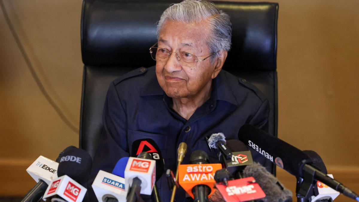 Former Malaysia PM Mahathir hospitalised following hip fracture