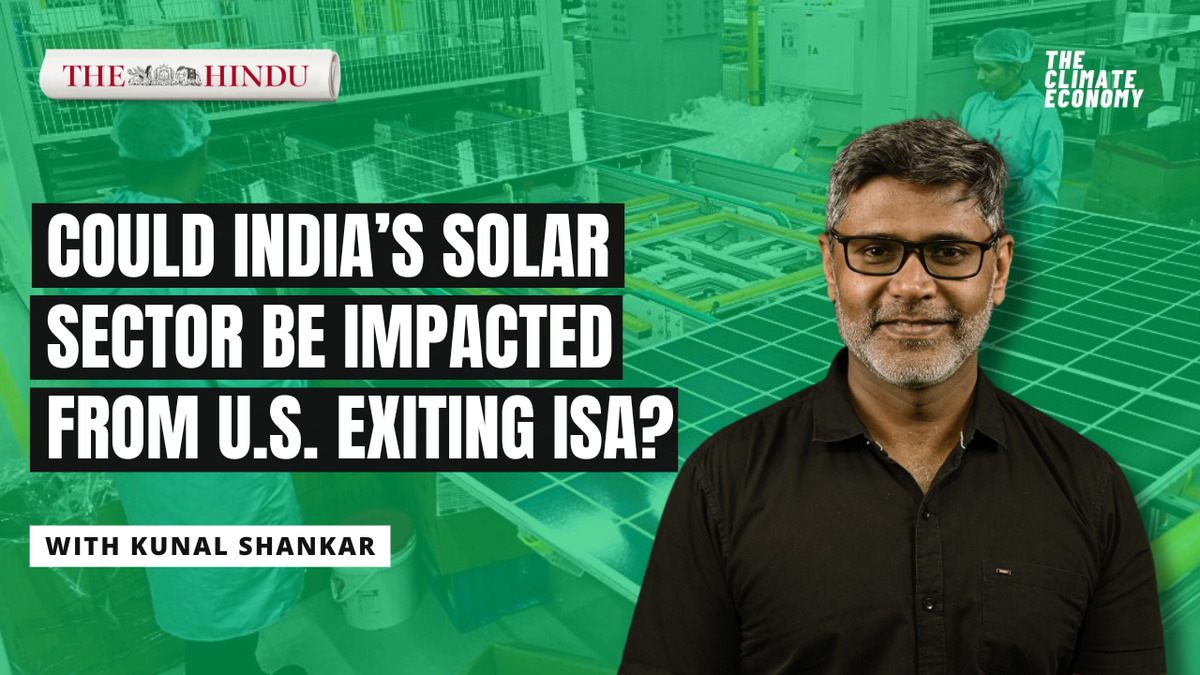 India’s solar sector is well positioned to handle U.S. exit from ISA: The Climate Economy
