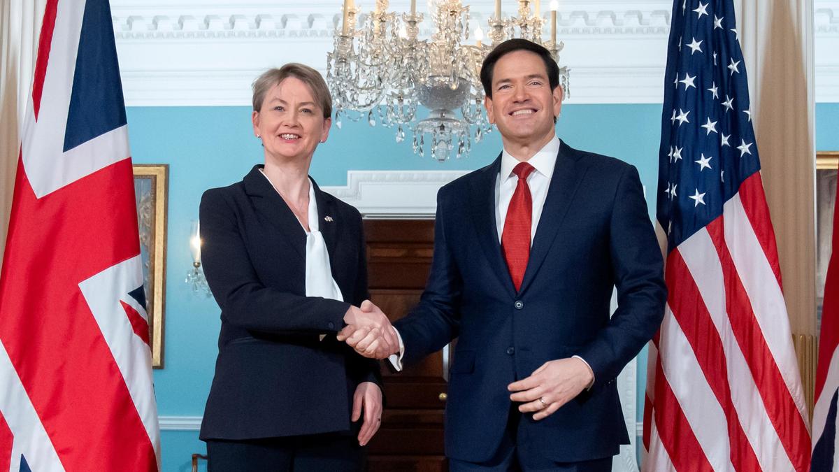 U.K. Foreign Minister Yvette Cooper to meet Marco Rubio amid tensions over Diego Garcia air base