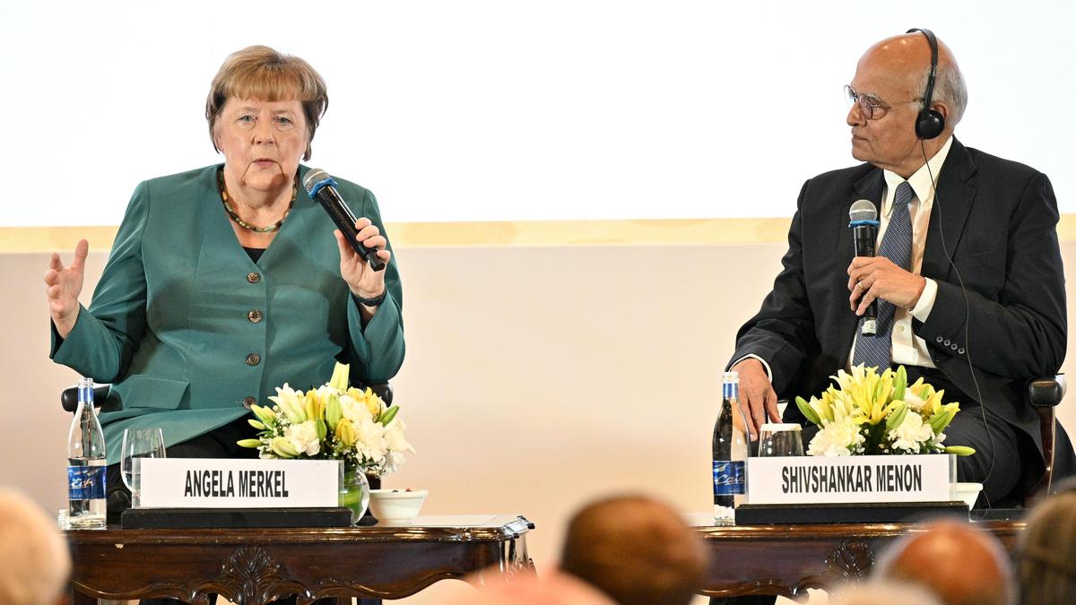 Global order in peril from lack of cooperation, says Merkel; slams China, U.S. for resisting AI regulation