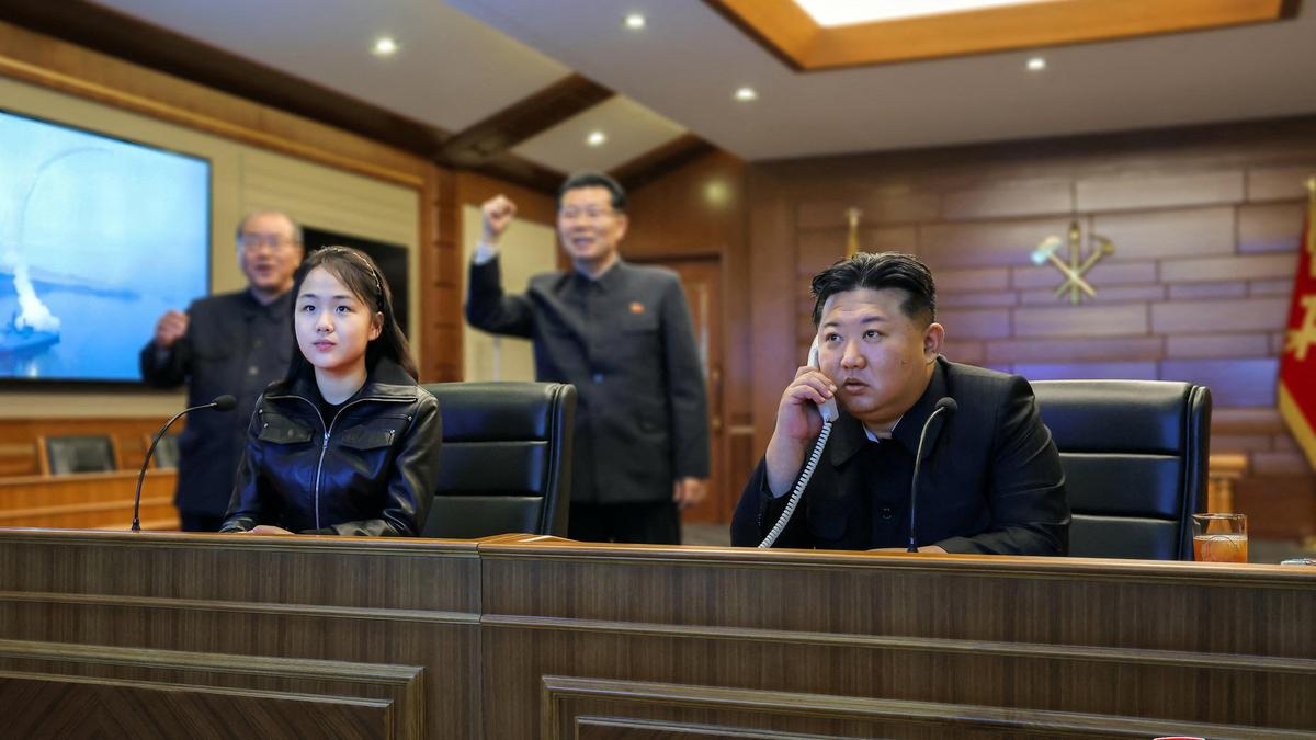 Kim Jong Un, daughter watch North Korea’s cruise missile tests