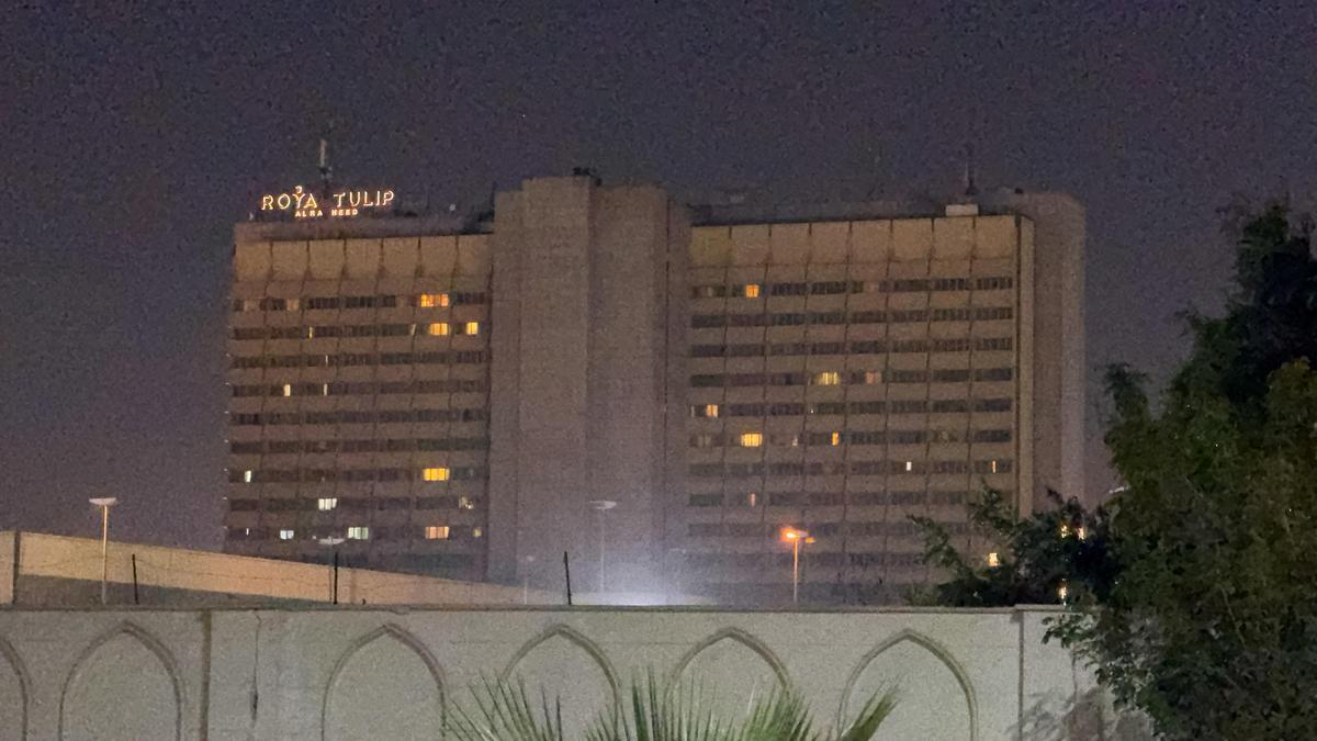 Drone attack hits hotel in Baghdad, no injuries reported