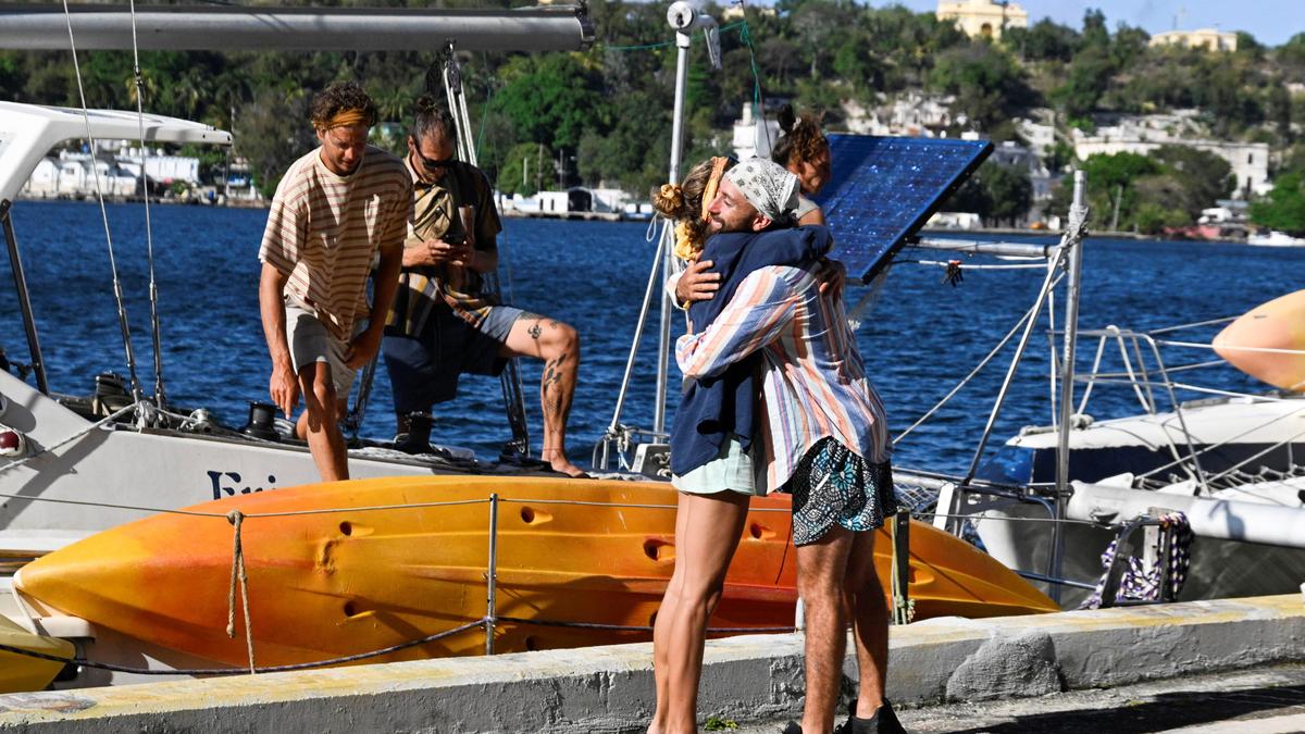 Missing sailboats carrying aid arrive in Cuba
