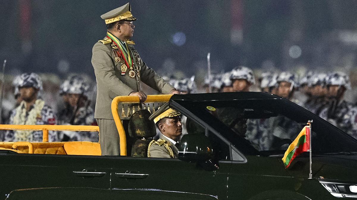 Myanmar military signals leadership changes as parade begins