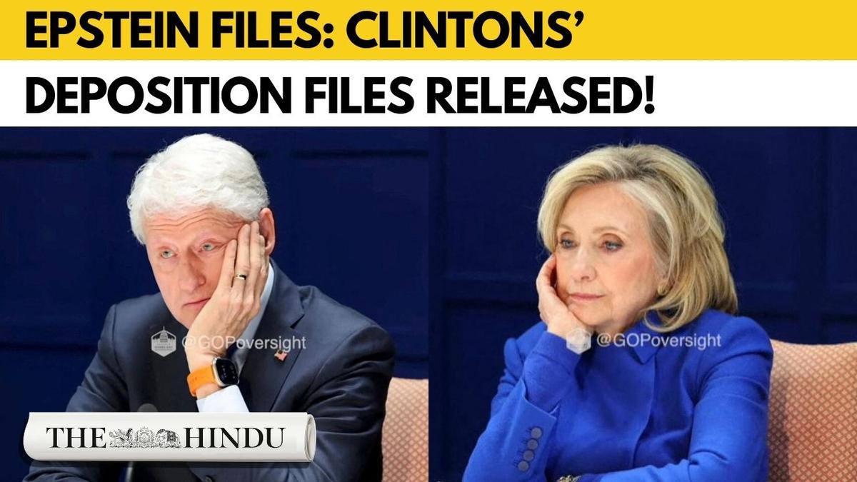 Watch: Epstein deposition videos of Bill and Hillary Clinton released