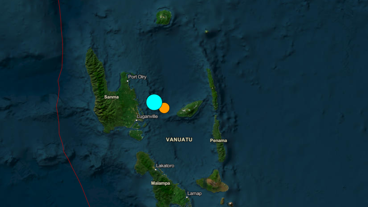 Earthquake of magnitude 7 strikes Vanuatu Islands