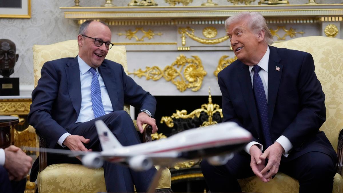 Trump says Germany helping with Iran strikes, meets Merz at White House