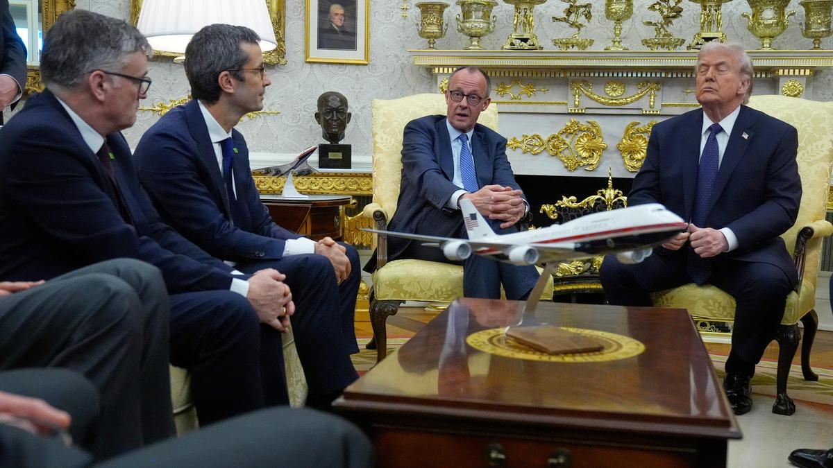 Iran-Israel War | Trump says U.S. Navy could escort tankers through the Strait of Hormuz