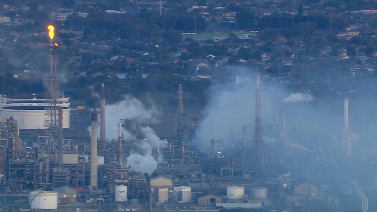 Explosions, fire at crucial Australian refinery sparks fuel supply fears