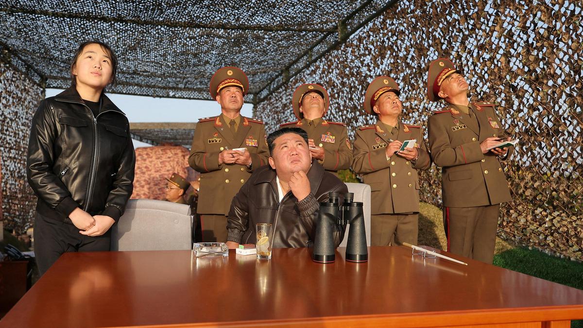 North Korea’s Kim Jong Un oversees ballistic missile tests