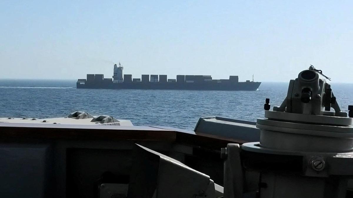 U.S. Navy seizes Iranian-flagged ship near Strait of Hormuz, Tehran vows swift response as West Asia conflict escalates